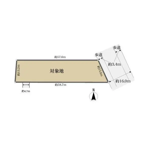 八尾市萱振町４丁目 間取図