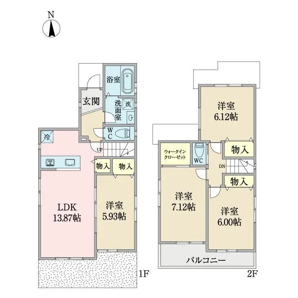 船橋市大穴南1丁目 間取図