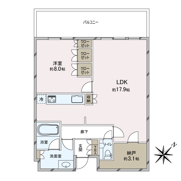 ザ・パークハウス中之島タワー 間取図