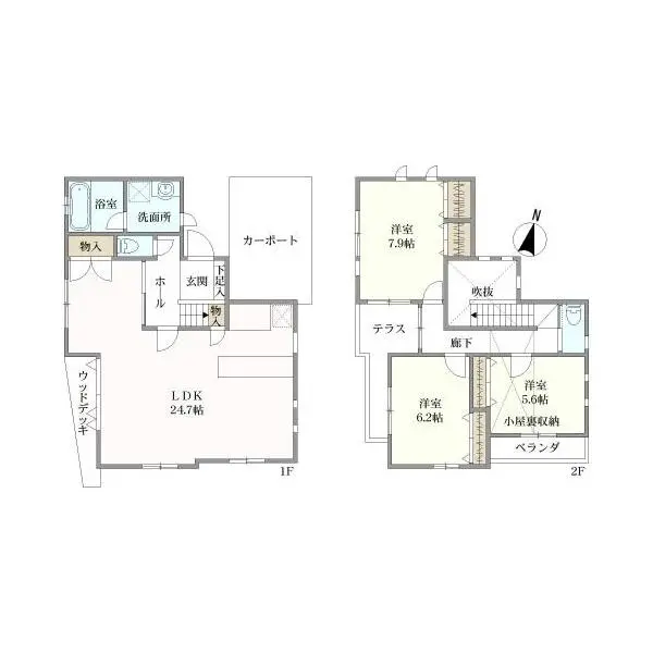豊中市刀根山２丁目 間取図