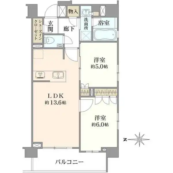 オープンレジデンシア中野中央 間取図