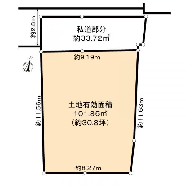 神戸市灘区天城通３丁目 間取図