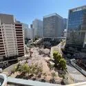オーバルコート大崎住宅棟　ザ・パークタワー東京サ… バルコニーからの眺望　２０２６年４月撮影