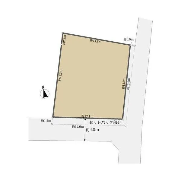 八王子市元横山町1丁目 区画図