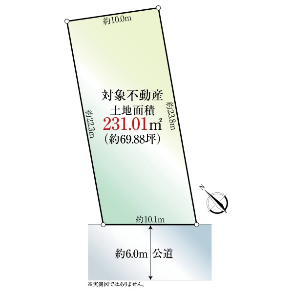 尾張旭市東大久手町１丁目 区画図