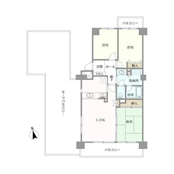 シティコア・フドウ市川 間取図