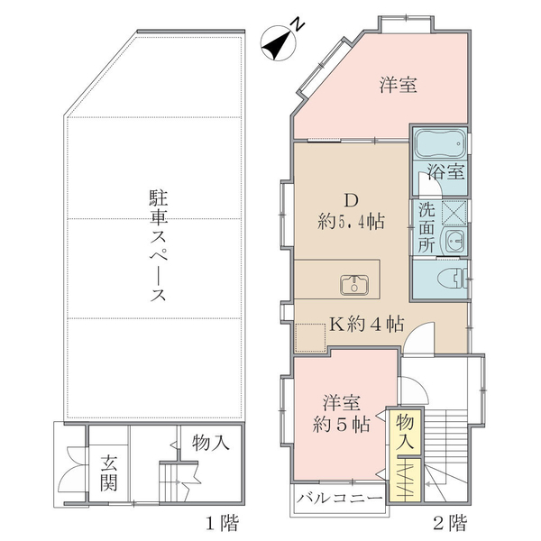練馬区土支田３丁目 間取図