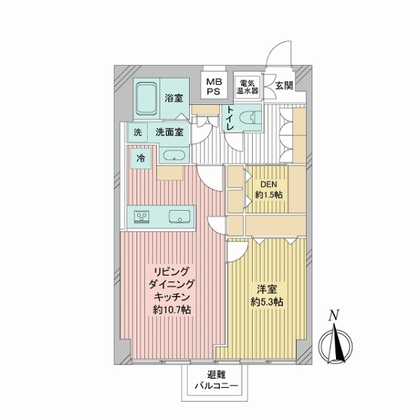 日興パレス高田馬場 間取図