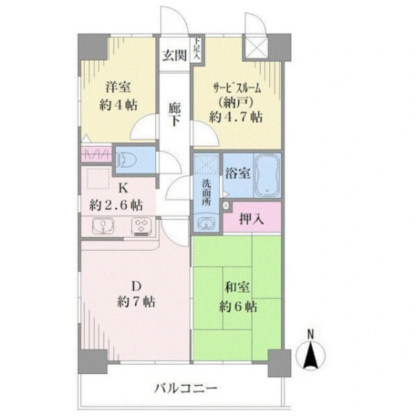 キャッスル・エイト東矢口 間取図