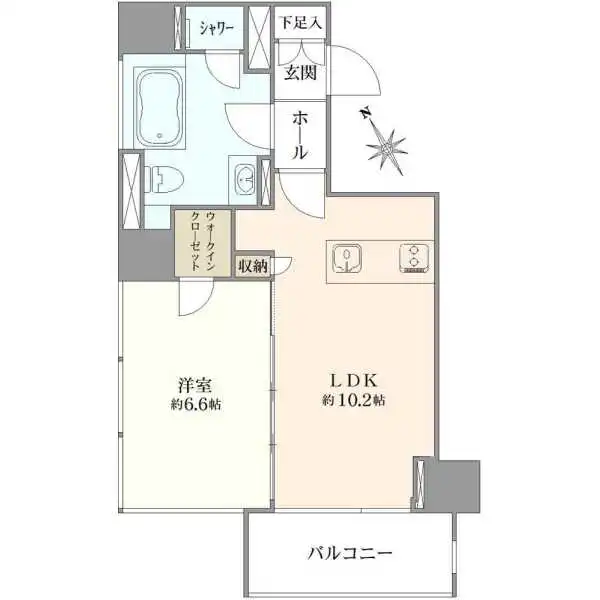 Ｃｏｕｒｔ　Ｈｉｌｌｓ　広尾南 間取図