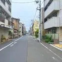 大田区多摩川１丁目 南側前面道路