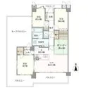ローレルコート鳥栖 間取図