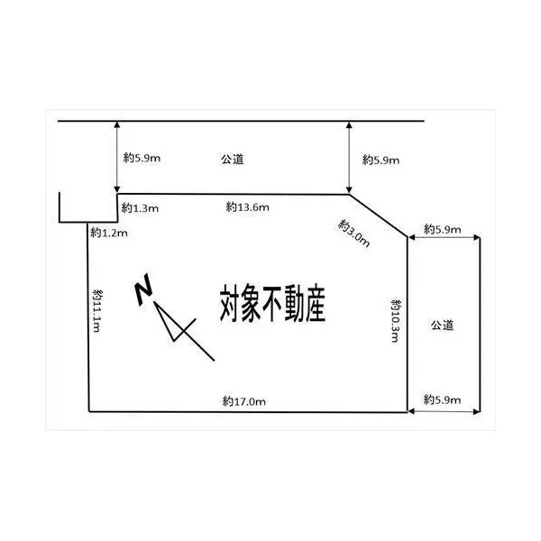 千葉市美浜区幕張西６丁目 地形図
