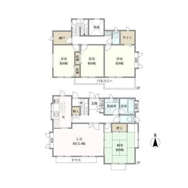 八王子市大塚 間取図