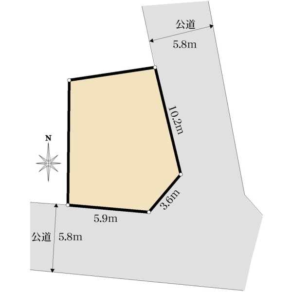 練馬区関町東２丁目 区画図