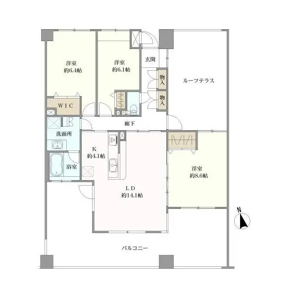 ステイツ箕面・小野原 間取図