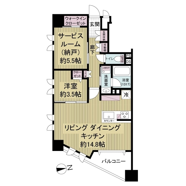 フェイムフロンテージ高田馬場 間取図