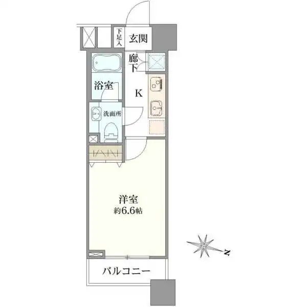 ファーストリアルタワー新宿 間取図