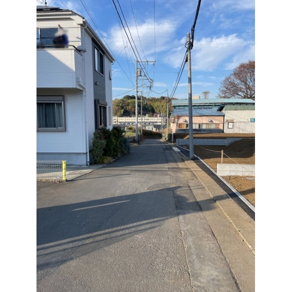 八王子市東中野 前面道路