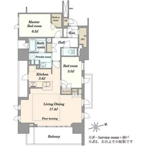 プラウド文京関口 間取図