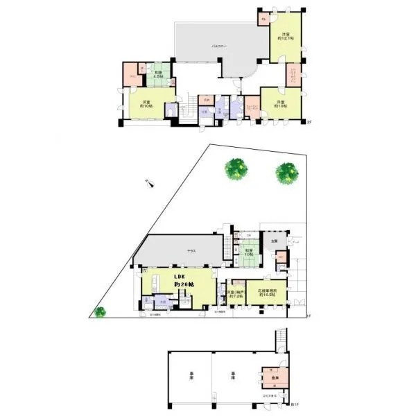 名古屋市昭和区向山町3丁目 間取図