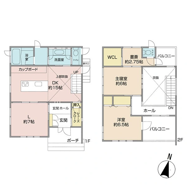 町田市旭町３丁目 間取図
