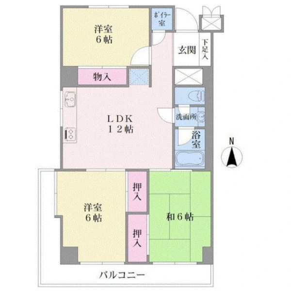 リバーサイドマンション綱島 間取図