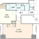 ドルチェ日本橋浜町・壱番館 間取図