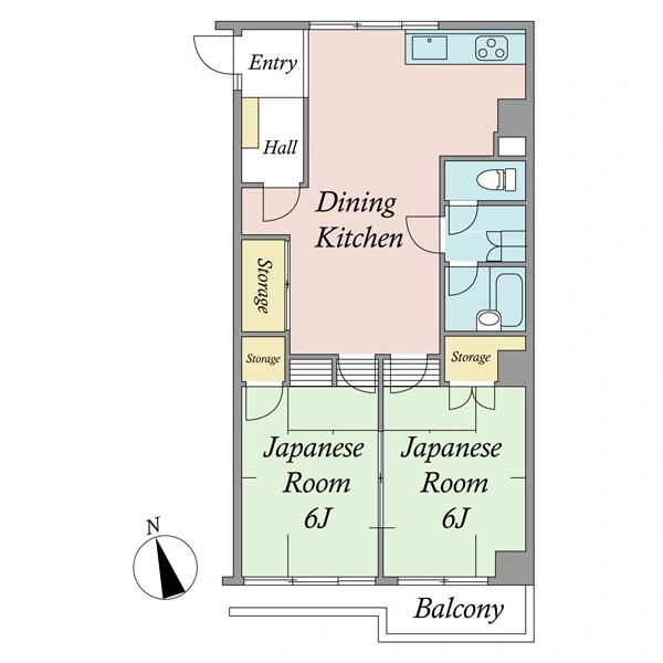 マンション宮 間取図