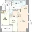 グランスイート麻布台ヒルトップタワー 間取図