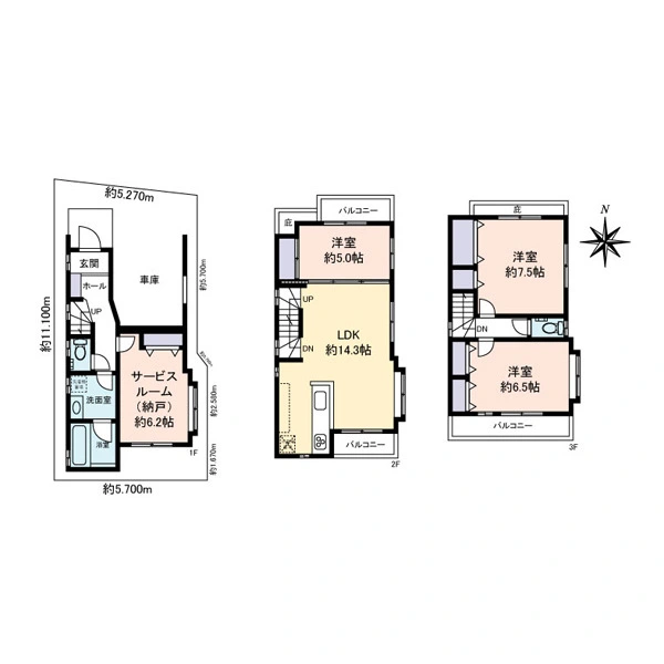 足立区西新井１丁目 間取図