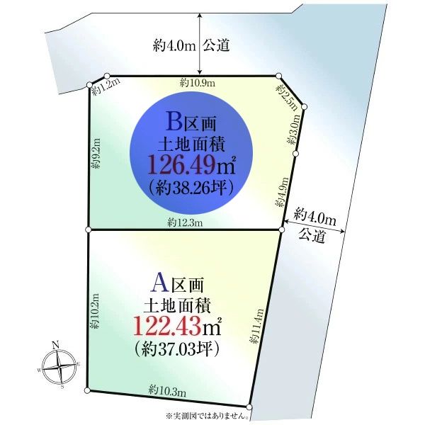 藤沢市亀井野 区画図