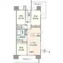 オークプレイス小岩 間取図