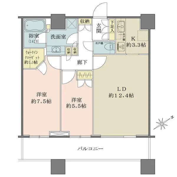アウルタワー 間取図