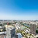 幕張ベイパーク　ミッドスクエアタワー バルコニーからの眺望（東方向撮影）眺望は永続的に保証されるものではございません。