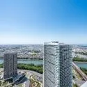 幕張ベイパーク　ミッドスクエアタワー バルコニーからの眺望（南東方向撮影）眺望は永続的に保証されるものではございません。