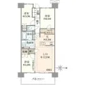 プラウドシティ吉祥寺B棟 間取図
