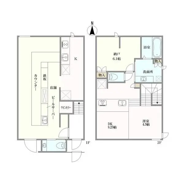 大阪市中央区神崎町 間取図