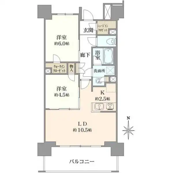 レーベン立石ＤＵＮＡＭＩＳ 間取図