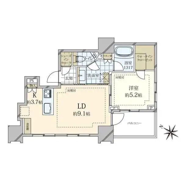 ブランズ渋谷代々木公園 間取図