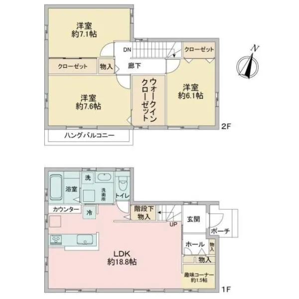 草加市弁天４丁目 間取り図