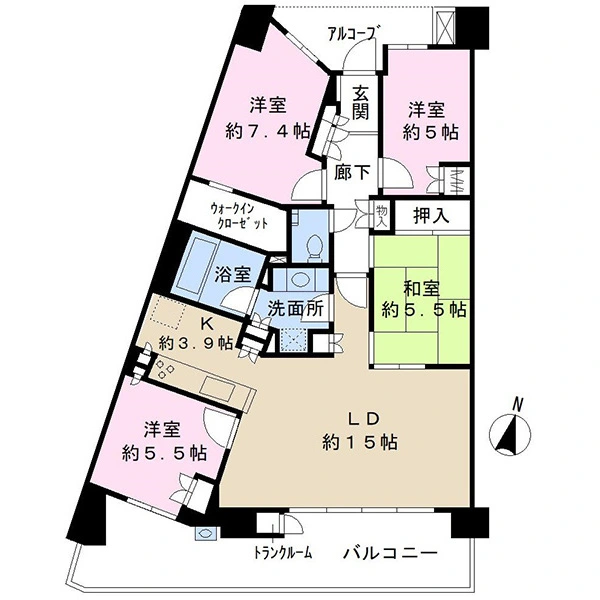 アズベリーヒルズ 間取図