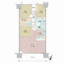 タイムズアリーナ千葉中央アクティータワー 間取図