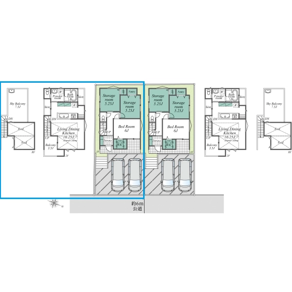藤沢市弥勒寺４丁目 間取図