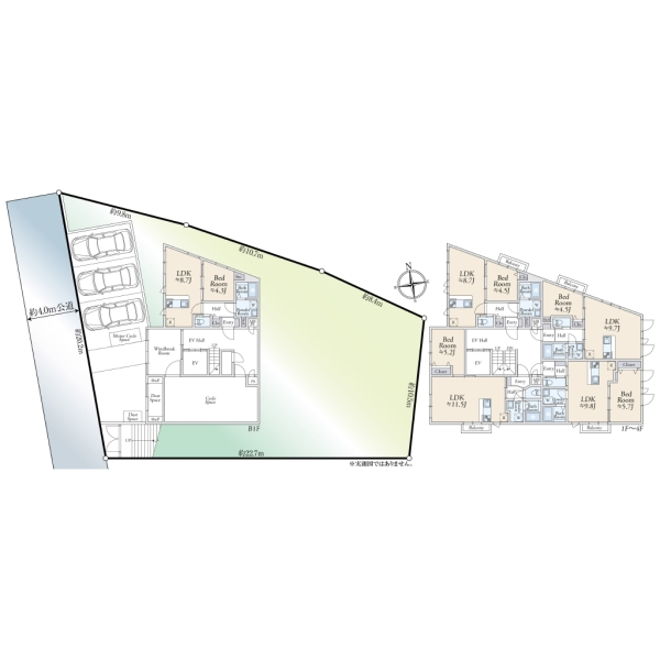 コリーヌ国分寺 間取図