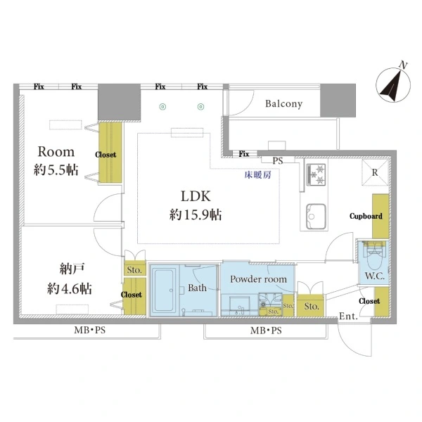 シティタワー新宿新都心 間取図