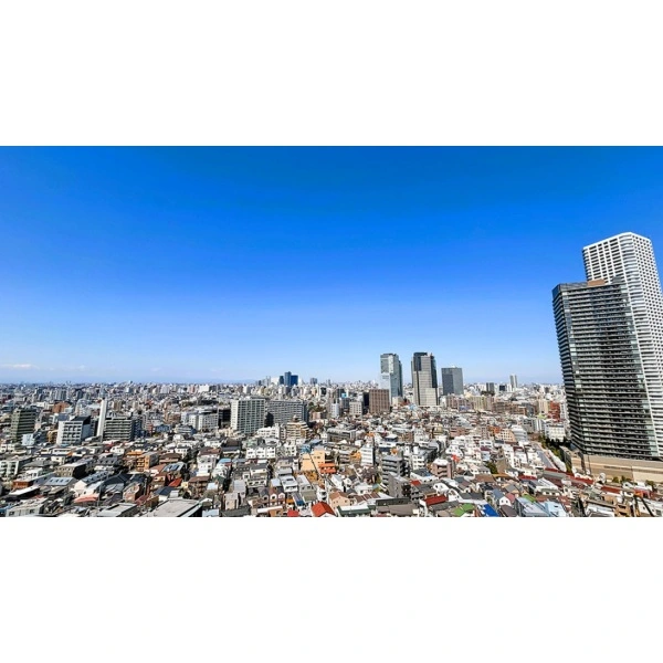 シティタワー新宿新都心 バルコニーからの眺望