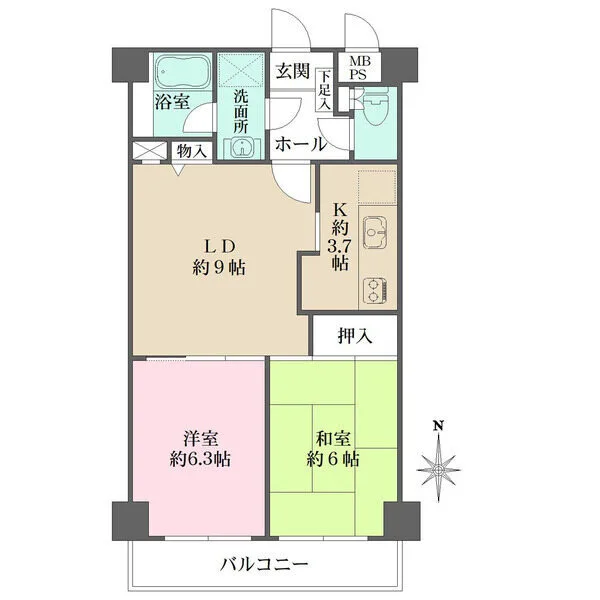 藤和菊名コープ 間取図