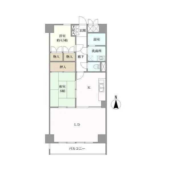 ライオンズマンション大須 間取図