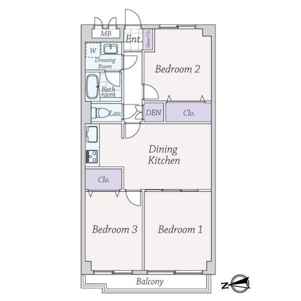 シャンボール南砂 間取図